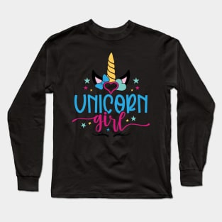 unicorn girl Long Sleeve T-Shirt